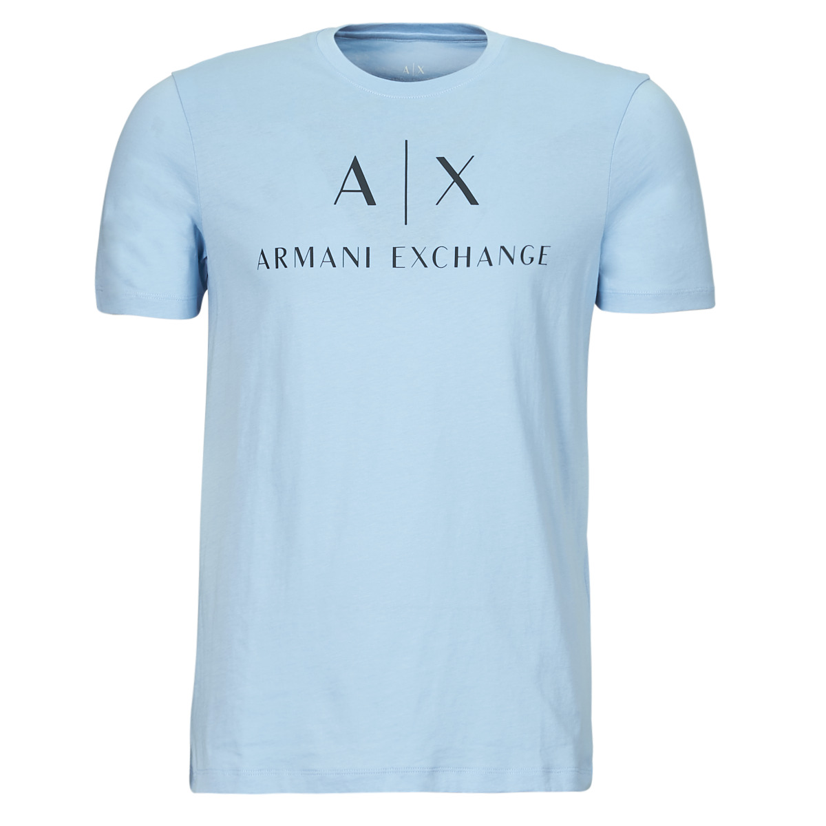 textil Hombre Camisetas manga corta Armani Exchange 8NZTCJ Azul / Celeste
