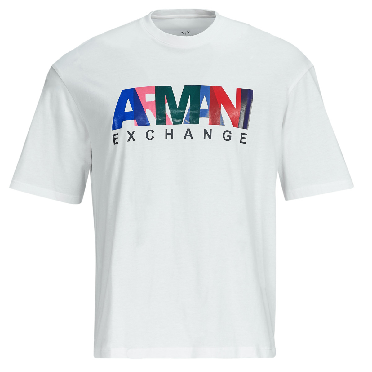textil Hombre Camisetas manga corta Armani Exchange 3DZTKA Blanco / Multicolor