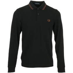 textil Hombre Tops y Camisetas Fred Perry LS Twin Tipped Negro