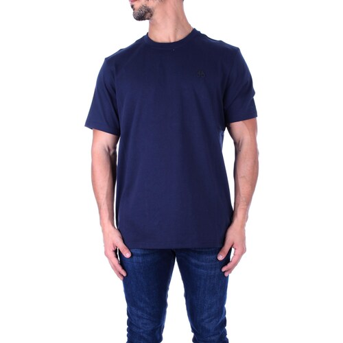 textil Hombre Camisetas manga corta Moose Knuckles M13MT719 Azul