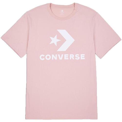 textil Camisetas manga corta Converse 10025458-A09 Rosa