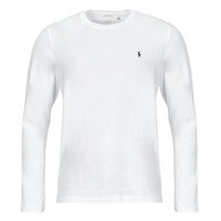 textil Camisetas manga larga Polo Ralph Lauren LS CREW NECK Blanco