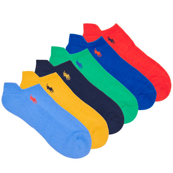 Accesorios Calcetines de deporte Polo Ralph Lauren ASX117-SOLIDS-PED-6 PACK Multicolor