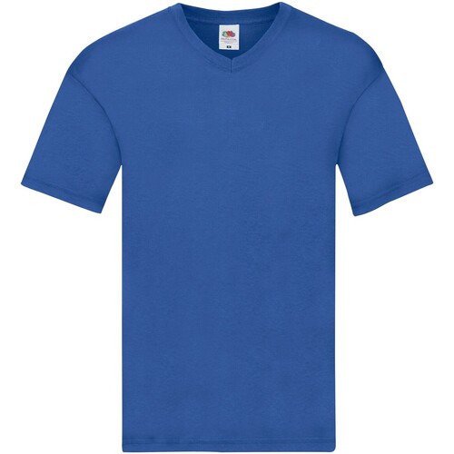 textil Hombre Camisetas manga larga Fruit Of The Loom 61426 Azul