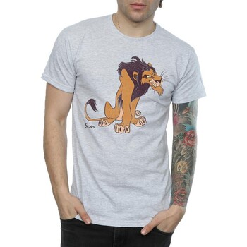 textil Hombre Camisetas manga larga The Lion King  Gris