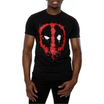 textil Hombre Camisetas manga larga Deadpool BI1007 Negro