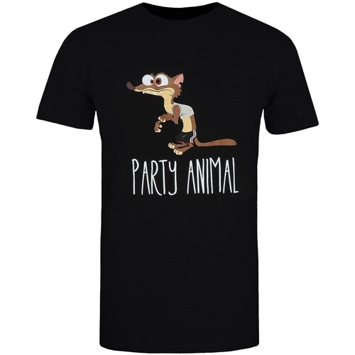 textil Hombre Camisetas manga larga Zootropolis Party Animal Negro