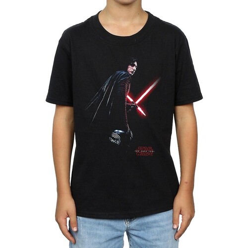textil Niño Camisetas manga corta Star Wars: The Last Jedi BI1062 Negro