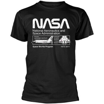 textil Hombre Camisetas manga larga Nasa Space Shuttle Negro