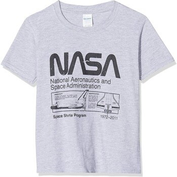 textil Hombre Camisetas manga larga Nasa Space Shuttle Gris