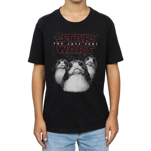 textil Niño Camisetas manga corta Star Wars: The Last Jedi BI1093 Negro