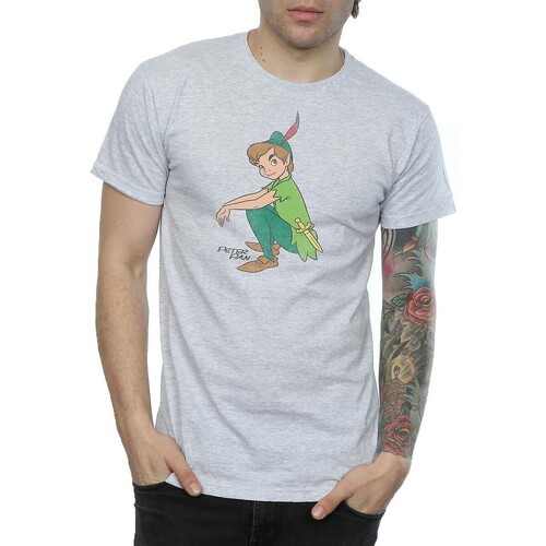 textil Hombre Camisetas manga larga Peter Pan Classic Gris
