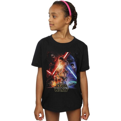 textil Niña Camisetas manga larga Star Wars: The Force Awakens BI1182 Negro