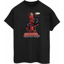 textil Camisetas manga larga Deadpool Hey You Negro