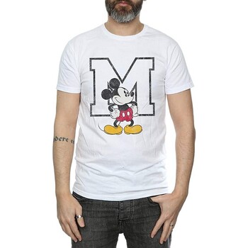 textil Hombre Camisetas manga larga Disney Classic M Blanco