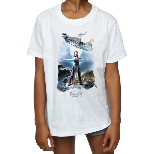 textil Niña Camisetas manga larga Star Wars: The Last Jedi BI1282 Blanco