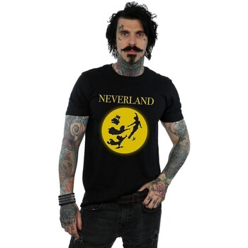 textil Hombre Camisetas manga larga Peter Pan Neverland Negro