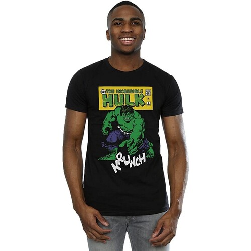 textil Hombre Camisetas manga larga Hulk Krunch Negro