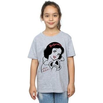 textil Niña Camisetas manga larga Snow White And The Seven Dwarfs BI1310 Gris