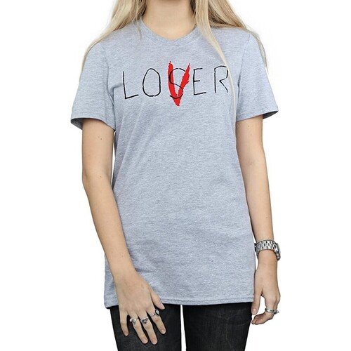 textil Mujer Camisetas manga larga It Loser Lover Gris