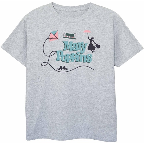 textil Niña Camisetas manga larga Mary Poppins BI1333 Gris