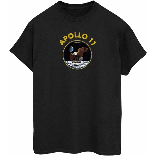 textil Hombre Camisetas manga larga Nasa Classic Apollo 11 Negro