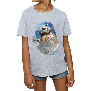 textil Niña Camisetas manga larga Star Wars: The Last Jedi BI1353 Gris