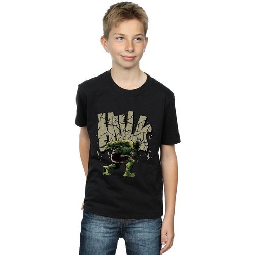 textil Niño Tops y Camisetas Hulk BI1374 Negro