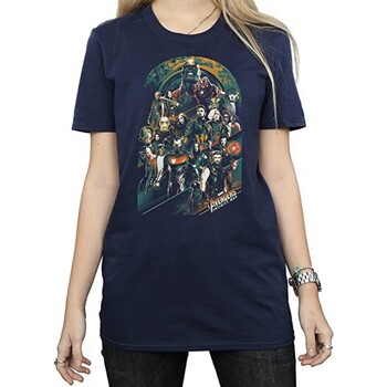 textil Mujer Camisetas manga larga Avengers Infinity War  Azul