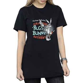 textil Mujer Camisetas manga larga Dessins Animés BI1442 Negro