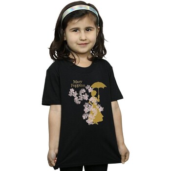 textil Niña Camisetas manga larga Mary Poppins BI1470 Negro