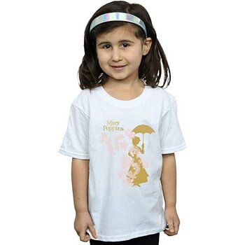 textil Niña Camisetas manga larga Mary Poppins BI1470 Blanco