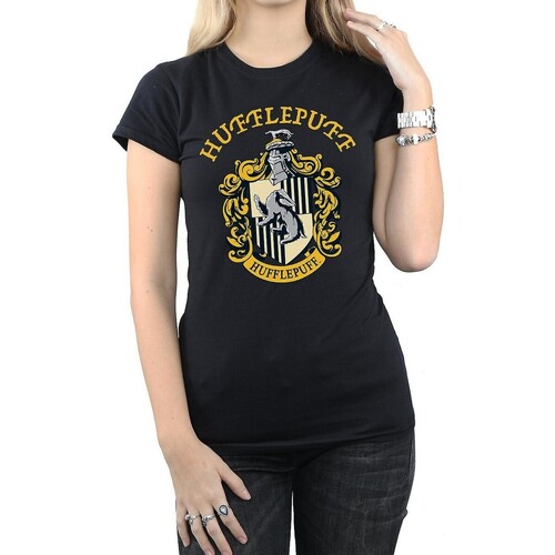 textil Mujer Camisetas manga larga Harry Potter BI1471 Negro