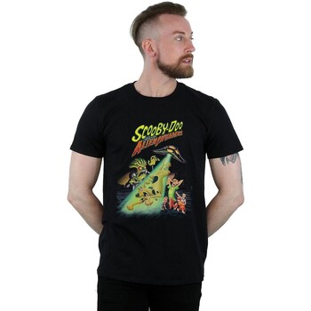 textil Hombre Camisetas manga larga Scooby Doo The Alien Invaders Negro