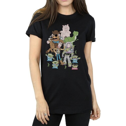 textil Mujer Camisetas manga larga Toy Story BI1501 Negro