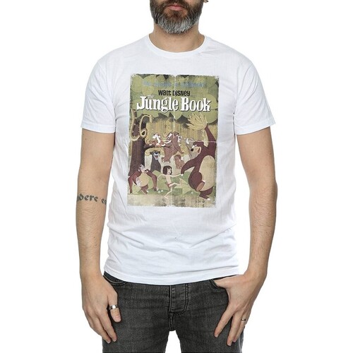 textil Hombre Camisetas manga larga Jungle Book BI1523 Blanco