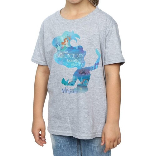 textil Niña Camisetas manga larga The Little Mermaid BI1528 Gris