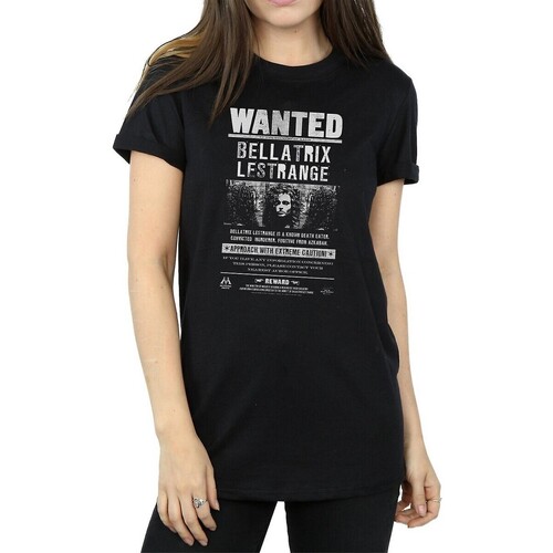 textil Mujer Camisetas manga larga Harry Potter BI1531 Negro