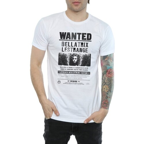 textil Hombre Camisetas manga larga Harry Potter BI1546 Blanco