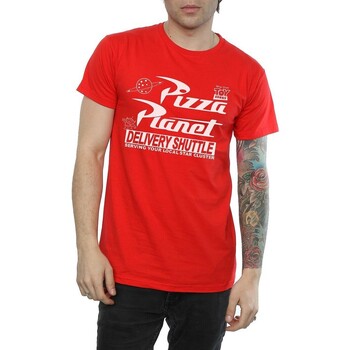 textil Hombre Camisetas manga larga Toy Story Pizza Planet Rojo