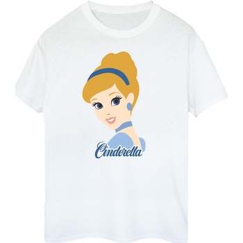 textil Niña Camisetas manga larga Cinderella BI1605 Blanco