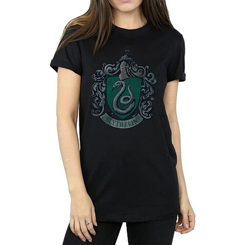 textil Mujer Camisetas manga larga Harry Potter BI1618 Negro