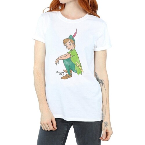textil Mujer Camisetas manga larga Peter Pan Classic Blanco