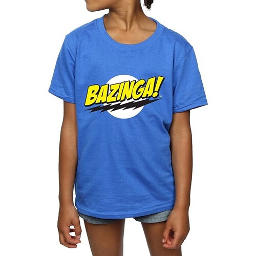 textil Niña Camisetas manga larga The Big Bang Theory Bazinga Azul