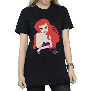 textil Mujer Camisetas manga larga The Little Mermaid BI1697 Negro