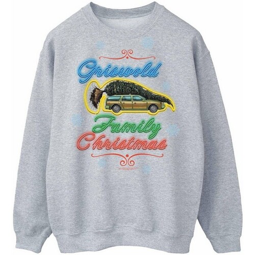 textil Hombre Sudaderas National Lampoon´s Christmas Va Griswold Family Gris