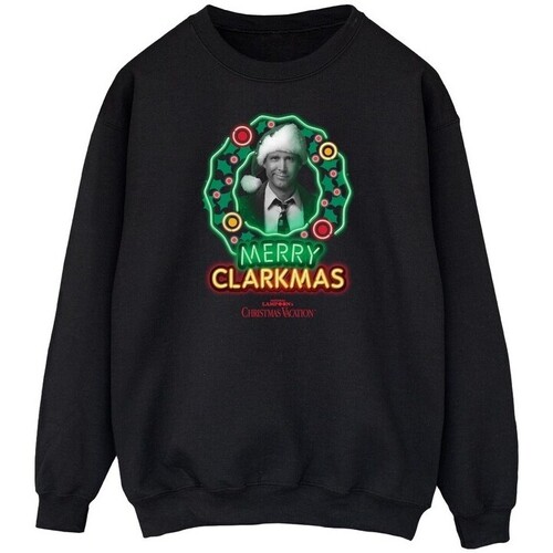 textil Hombre Sudaderas National Lampoon´s Christmas Va Greyscale Clarkmas Negro
