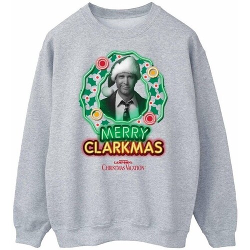 textil Hombre Sudaderas National Lampoon´s Christmas Va Greyscale Clarkmas Gris