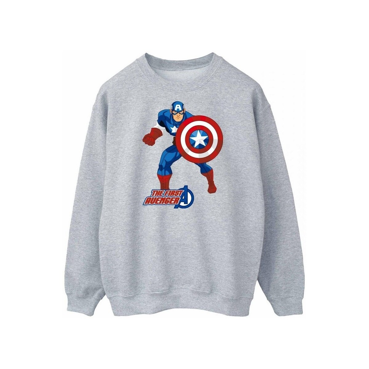 textil Sudaderas Captain America The First Avenger Gris