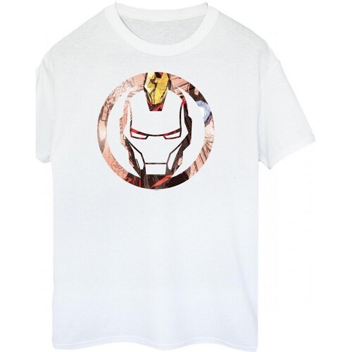 textil Camisetas manga larga Iron Man BI360 Blanco